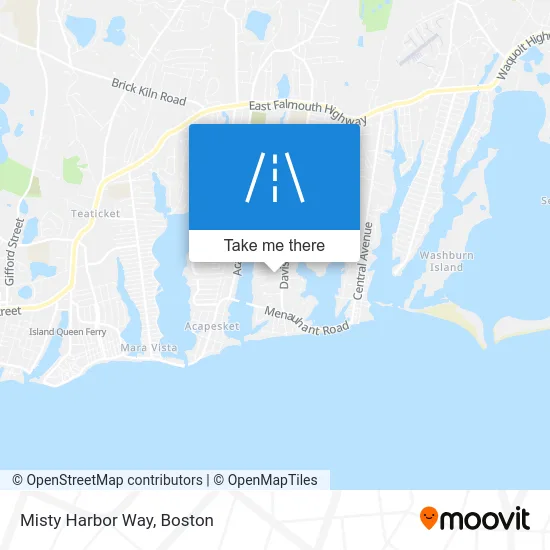 Misty Harbor Way map