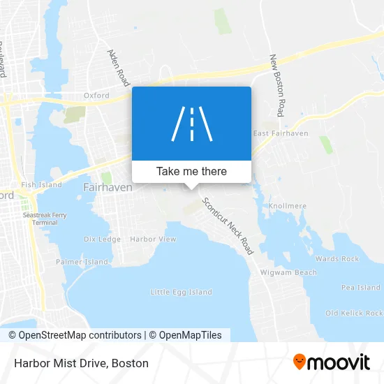 Harbor Mist Drive map