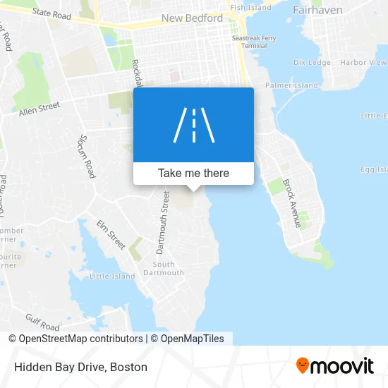 Hidden Bay Drive map