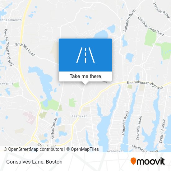 Mapa de Gonsalves Lane