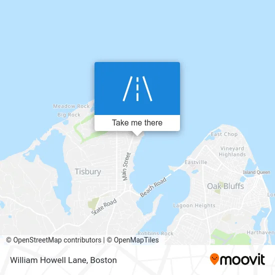 William Howell Lane map