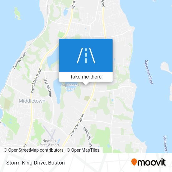 Mapa de Storm King Drive