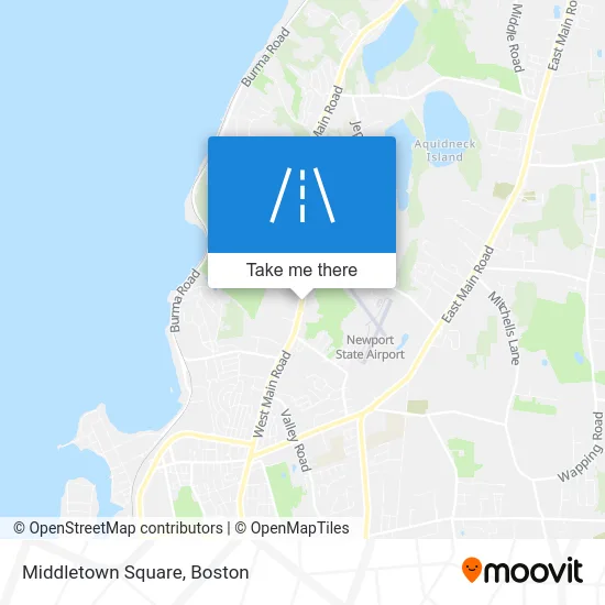 Middletown Square map