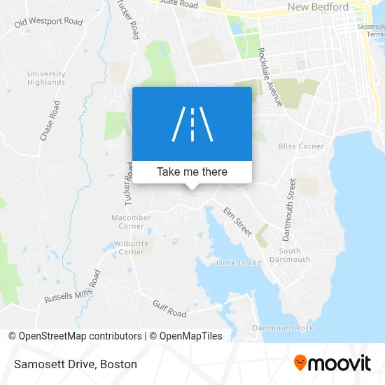 Samosett Drive map