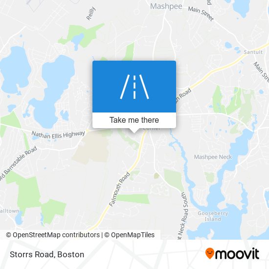 Mapa de Storrs Road