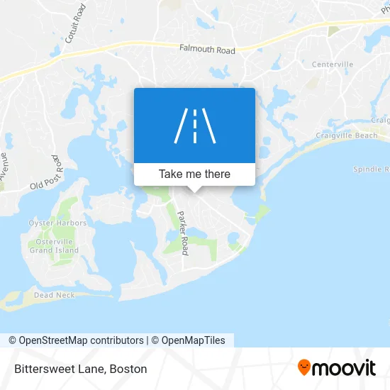 Bittersweet Lane map