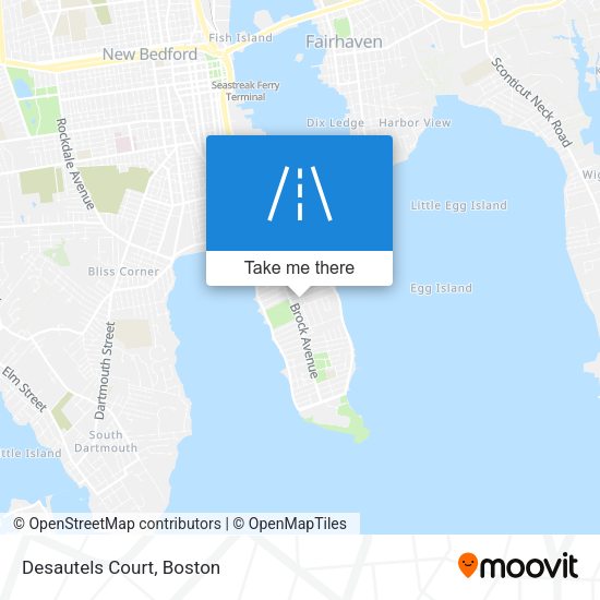 Mapa de Desautels Court