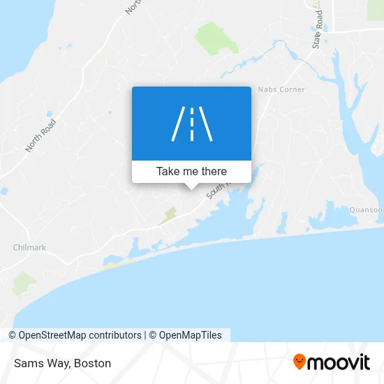 Sams Way map