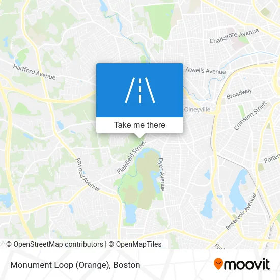 Monument Loop (Orange) map