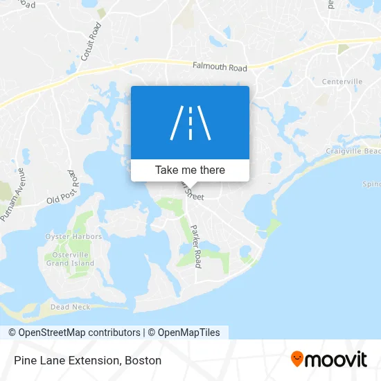 Pine Lane Extension map