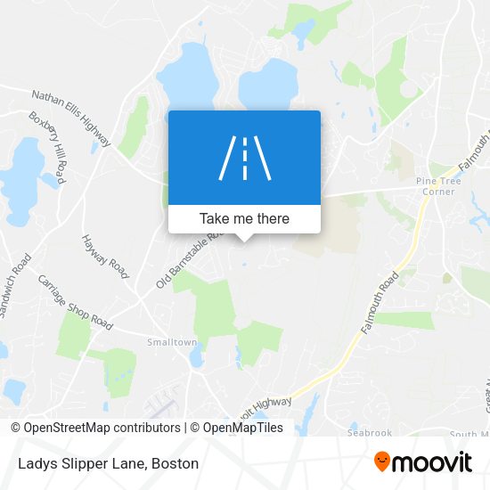 Mapa de Ladys Slipper Lane