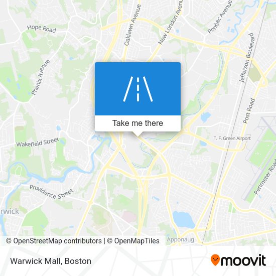 Warwick Mall map