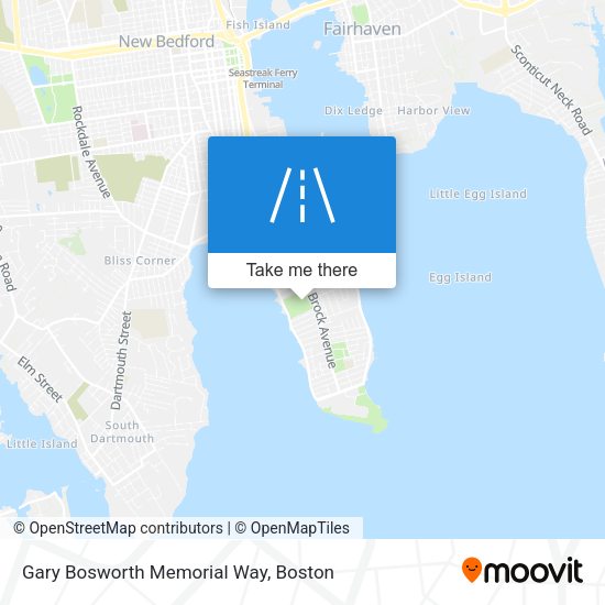 Gary Bosworth Memorial Way map