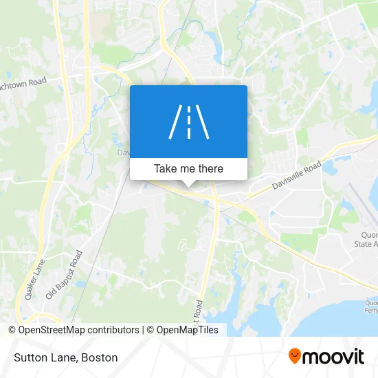 Sutton Lane map