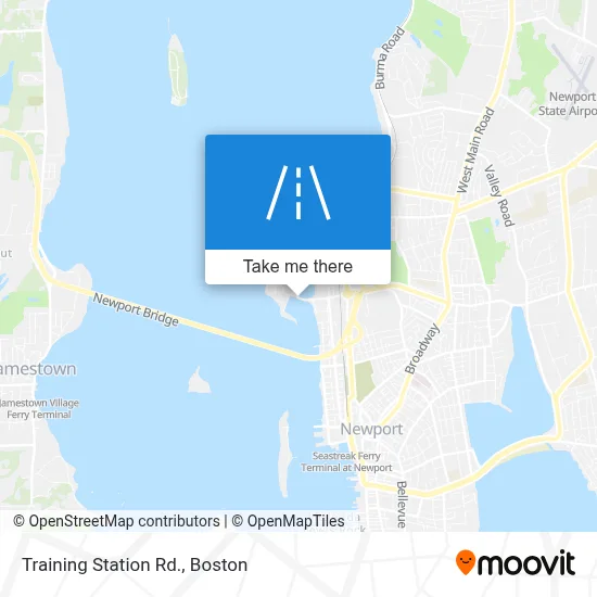 Training Station Rd. map