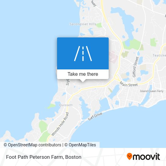 Foot Path Peterson Farm map