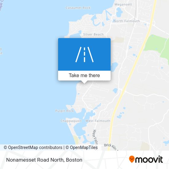 Nonamesset Road North map