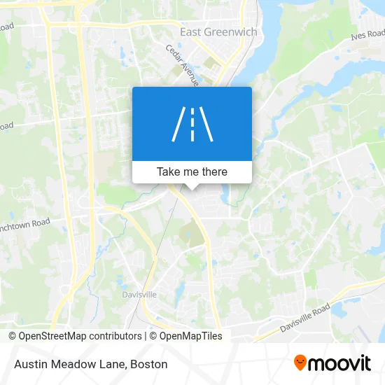 Austin Meadow Lane map