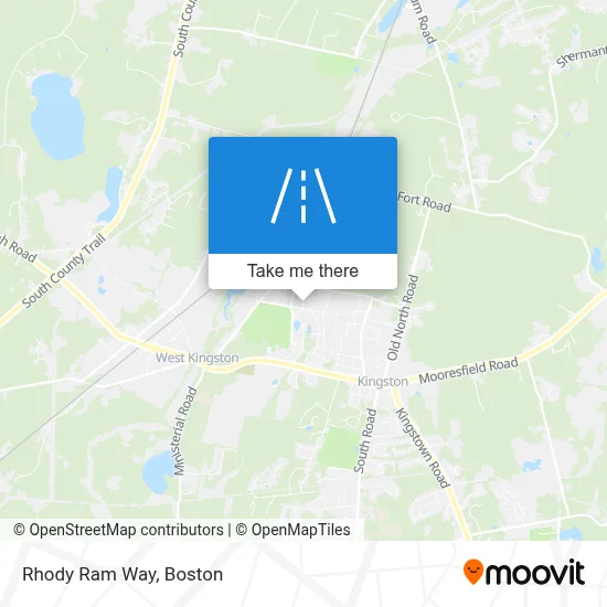 Rhody Ram Way map