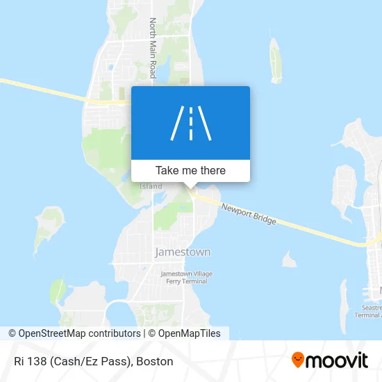 Ri 138 (Cash/Ez Pass) map