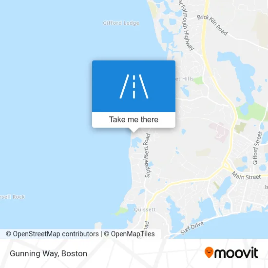 Gunning Way map