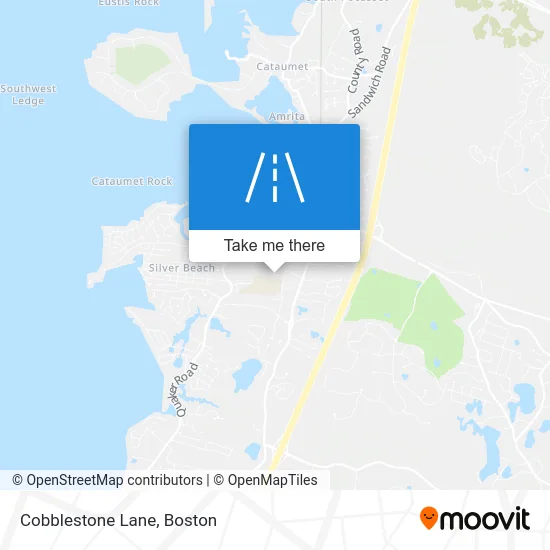 Cobblestone Lane map