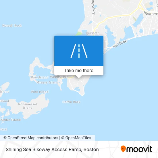 Shining Sea Bikeway Access Ramp map