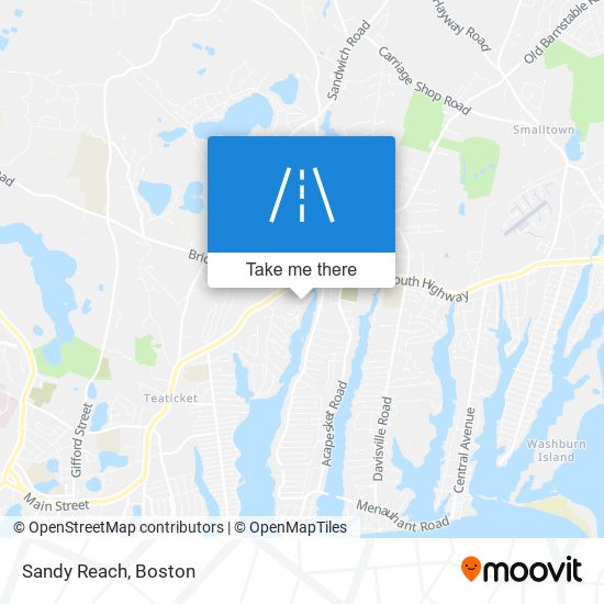 Sandy Reach map