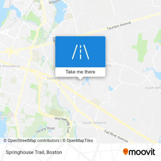 Springhouse Trail map