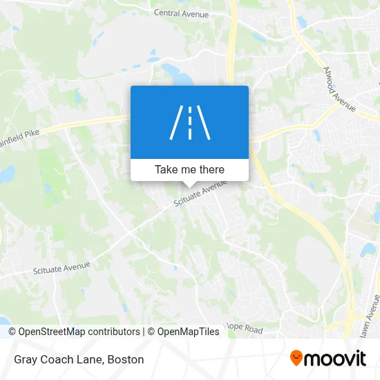 Gray Coach Lane map