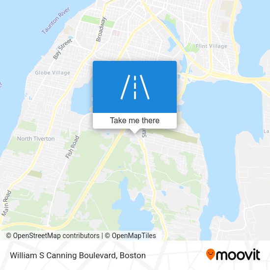 Mapa de William S Canning Boulevard