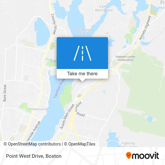 Point West Drive map