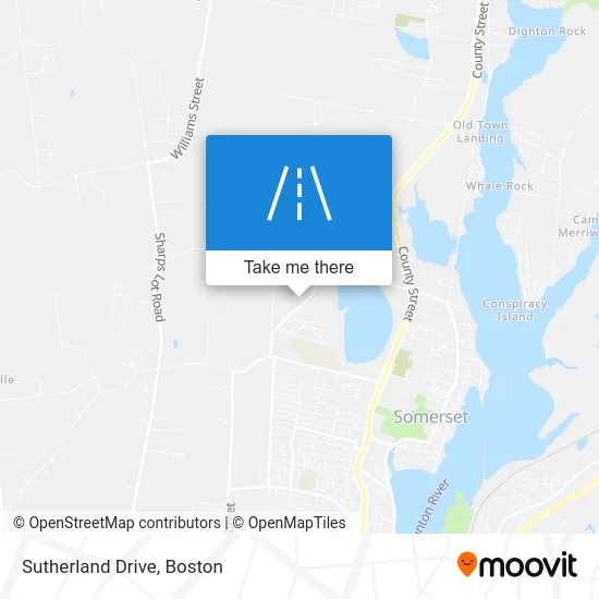 Sutherland Drive map