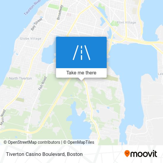 Mapa de Tiverton Casino Boulevard