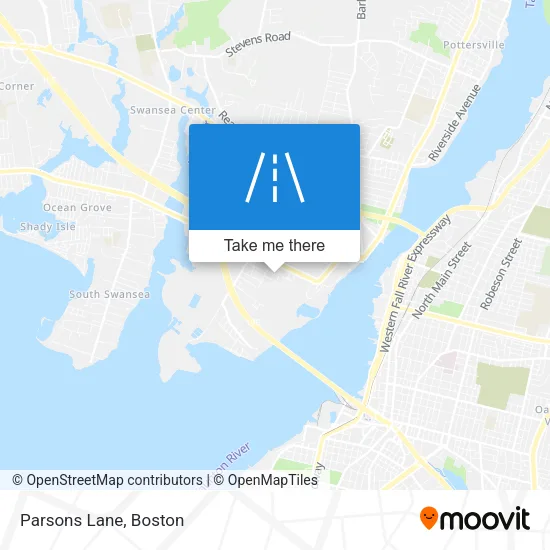 Mapa de Parsons Lane