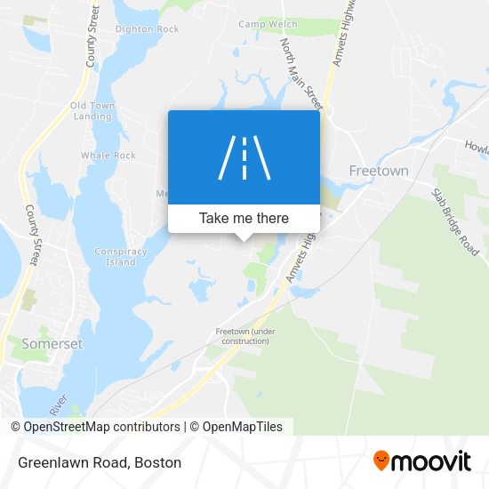 Mapa de Greenlawn Road