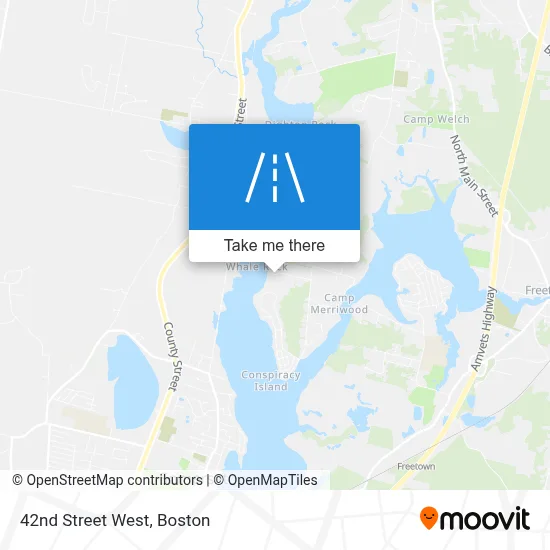 42nd Street West map