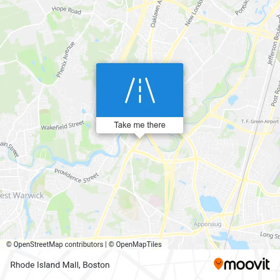 Rhode Island Mall map