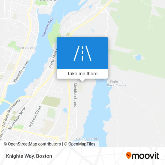 Knights Way map