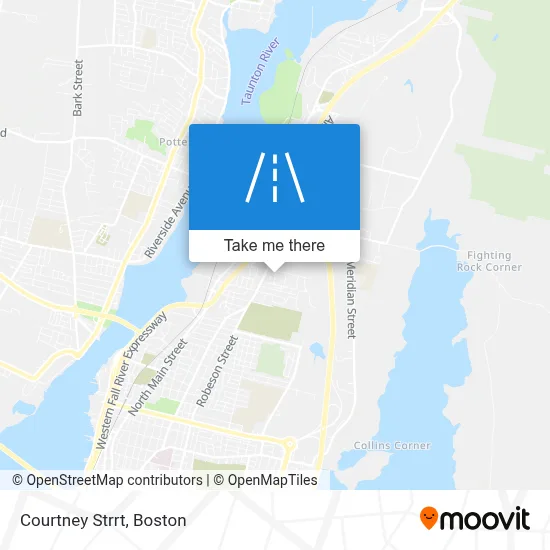 Courtney Strrt map
