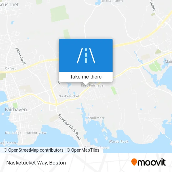 Nasketucket Way map