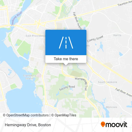 Hemingway Drive map
