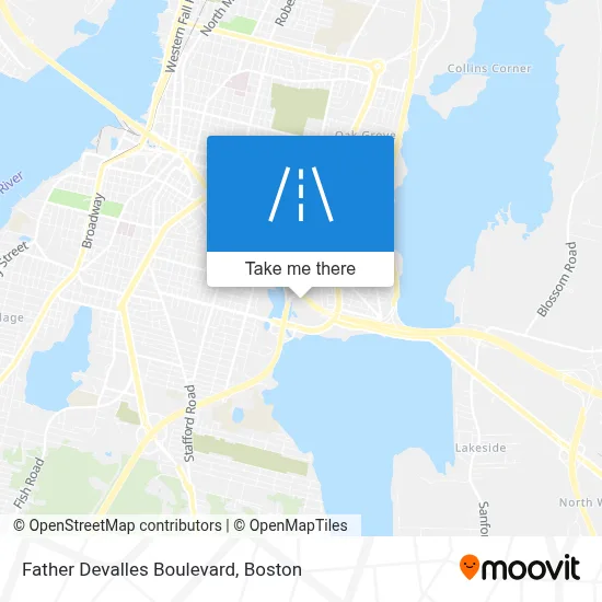 Father Devalles Boulevard map