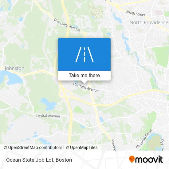 Ocean State Job Lot map