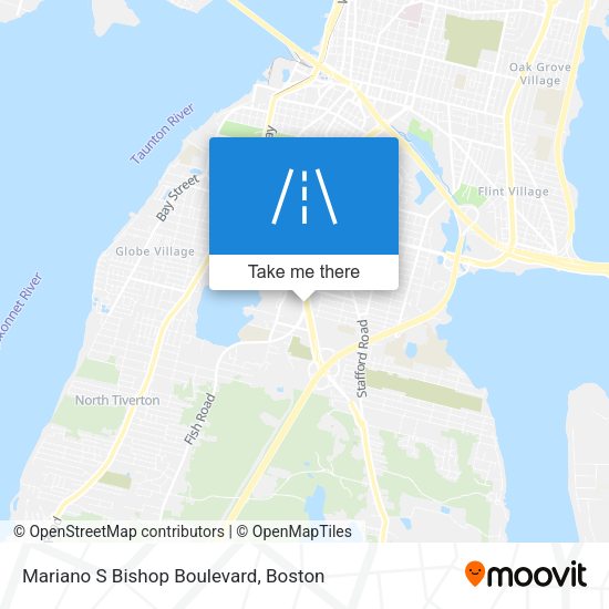 Mariano S Bishop Boulevard map