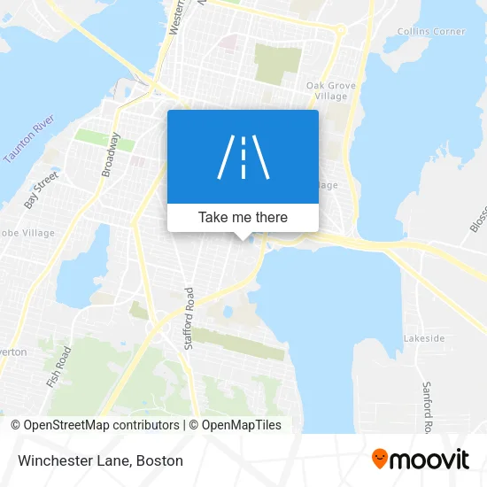 Winchester Lane map