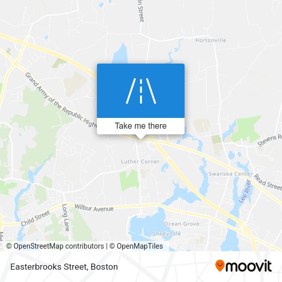 Mapa de Easterbrooks Street
