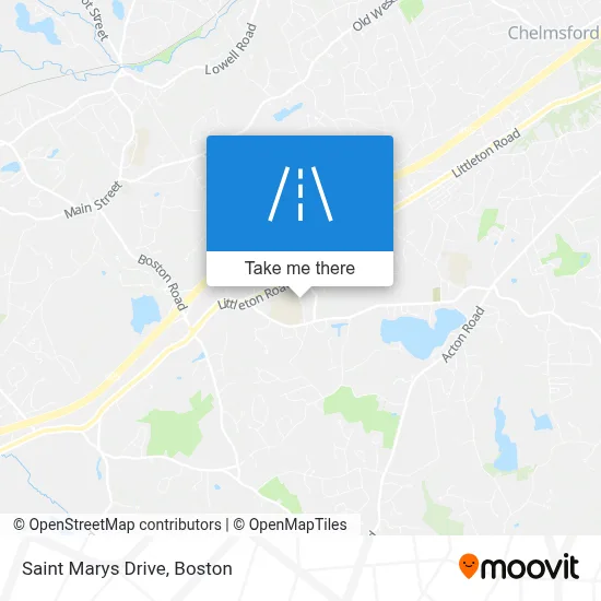 Saint Marys Drive map