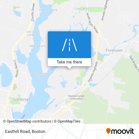 Mapa de Easthill Road