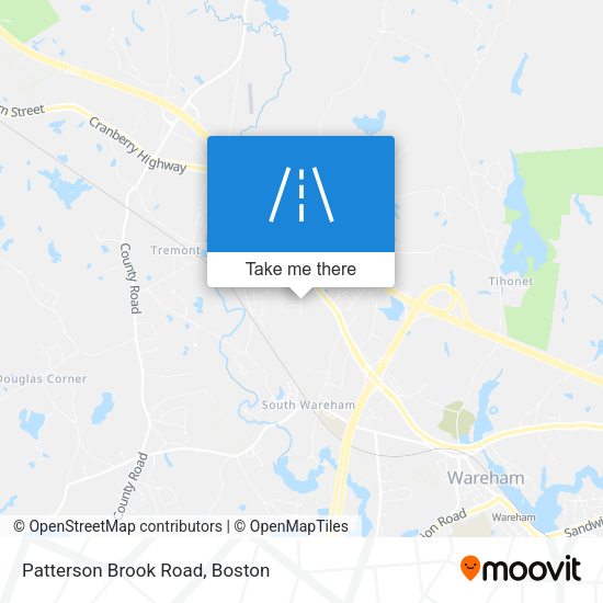 Patterson Brook Road map